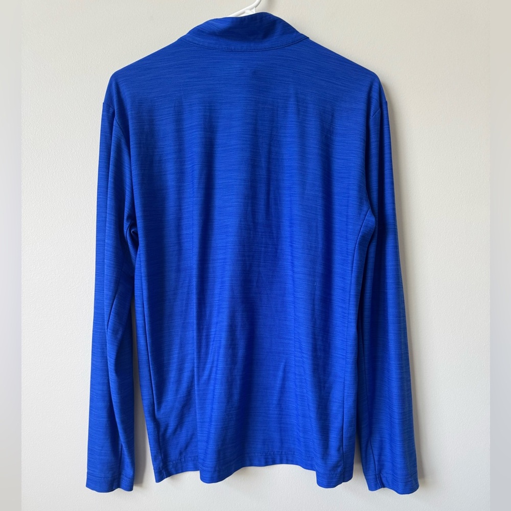 Nike Breathe‎ Dri-Fit Royal Blue Quarter-Zip Top - Picture 6 of 7